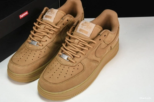 Low DN1555-200 Nike Supreme Wheat Air SP 1 Force  0902